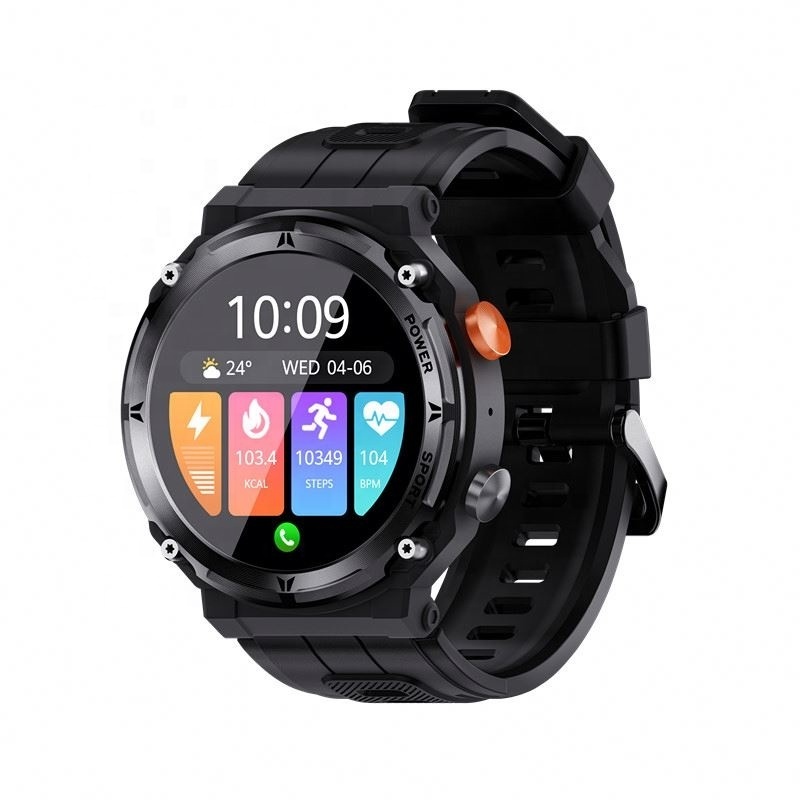 C21 Pro Outdoor Smart Watch 1.39 inch 360*360 HD Screen BT Call Heart Rate Blood Oxygen Monitor 410mAh Large Battery Capacity