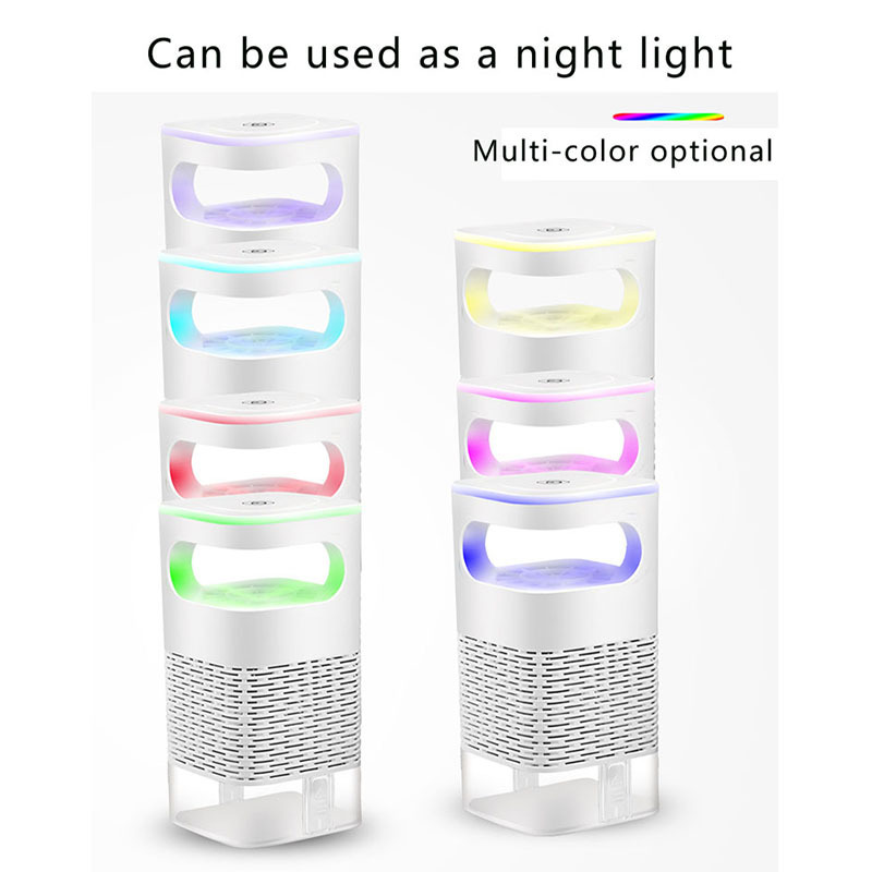 Physical Mosquito Killing Lamp Colorful Night Light Mute USB Mosquito Killer Device 2-in-1 Multi-function Mosquito Trap