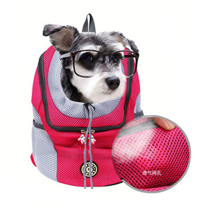 Hot Sales Pet Carries Pet Backpack Dog and Cat Chest Bag Portable Travel Breathable Hands Free Pet Harness Cat Safety