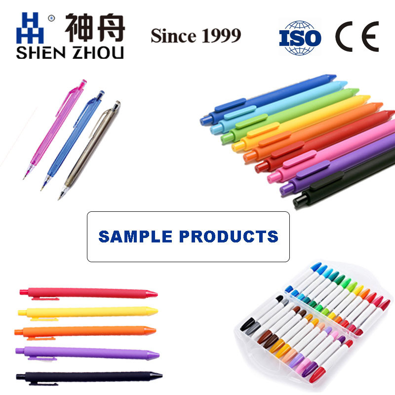 horizontal plastic injection  plastique moulding plastic pen shell making machine for color ball pen pencil