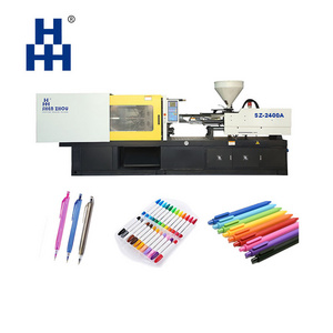 horizontal plastic injection  plastique moulding plastic pen shell making machine for color ball pen pencil