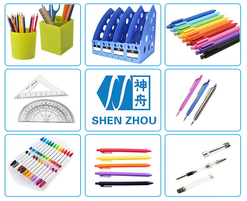 horizontal plastic injection  plastique moulding plastic pen shell making machine for color ball pen pencil