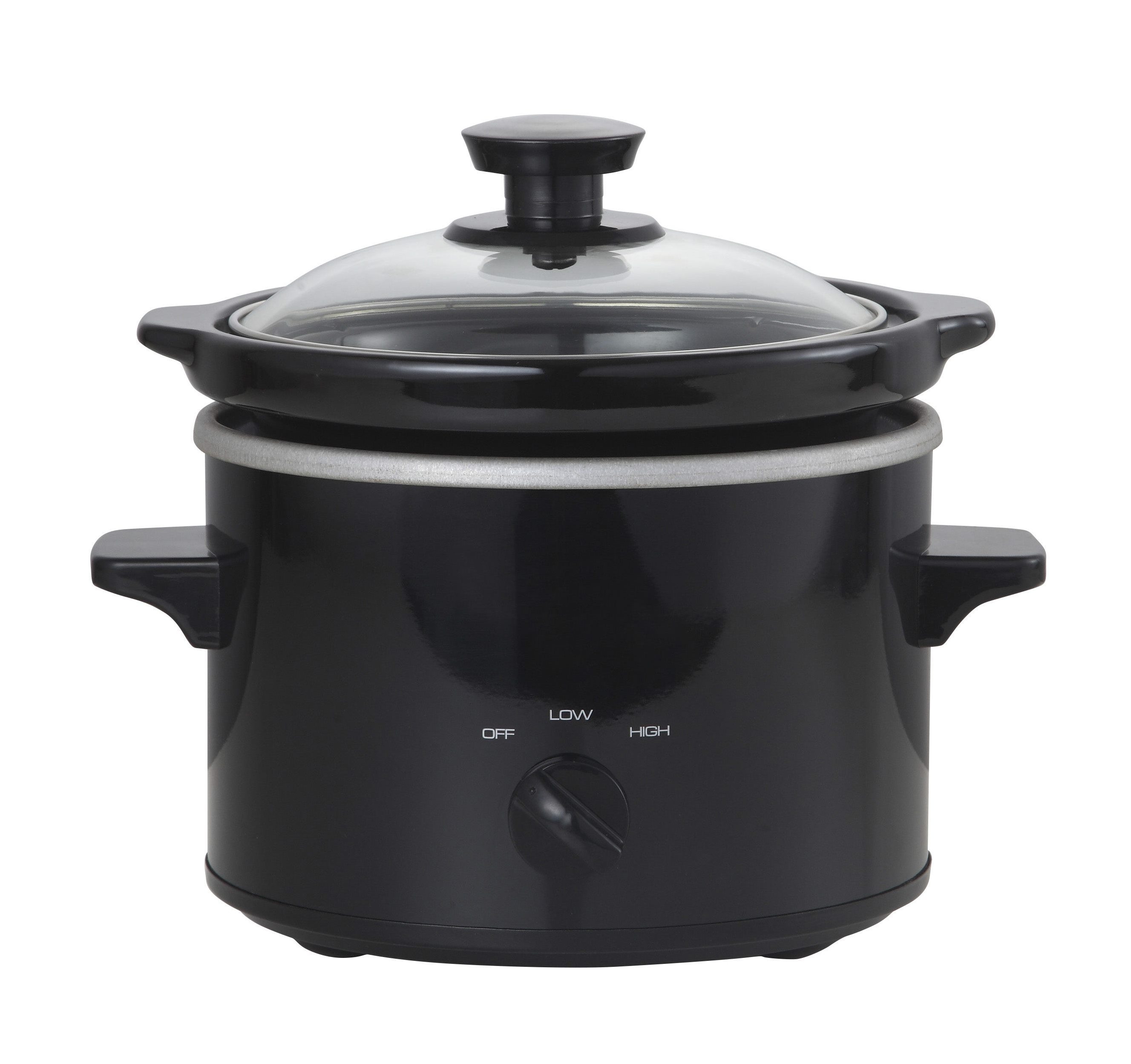 Manual Electric 1.5Qt Round Slow Cooker