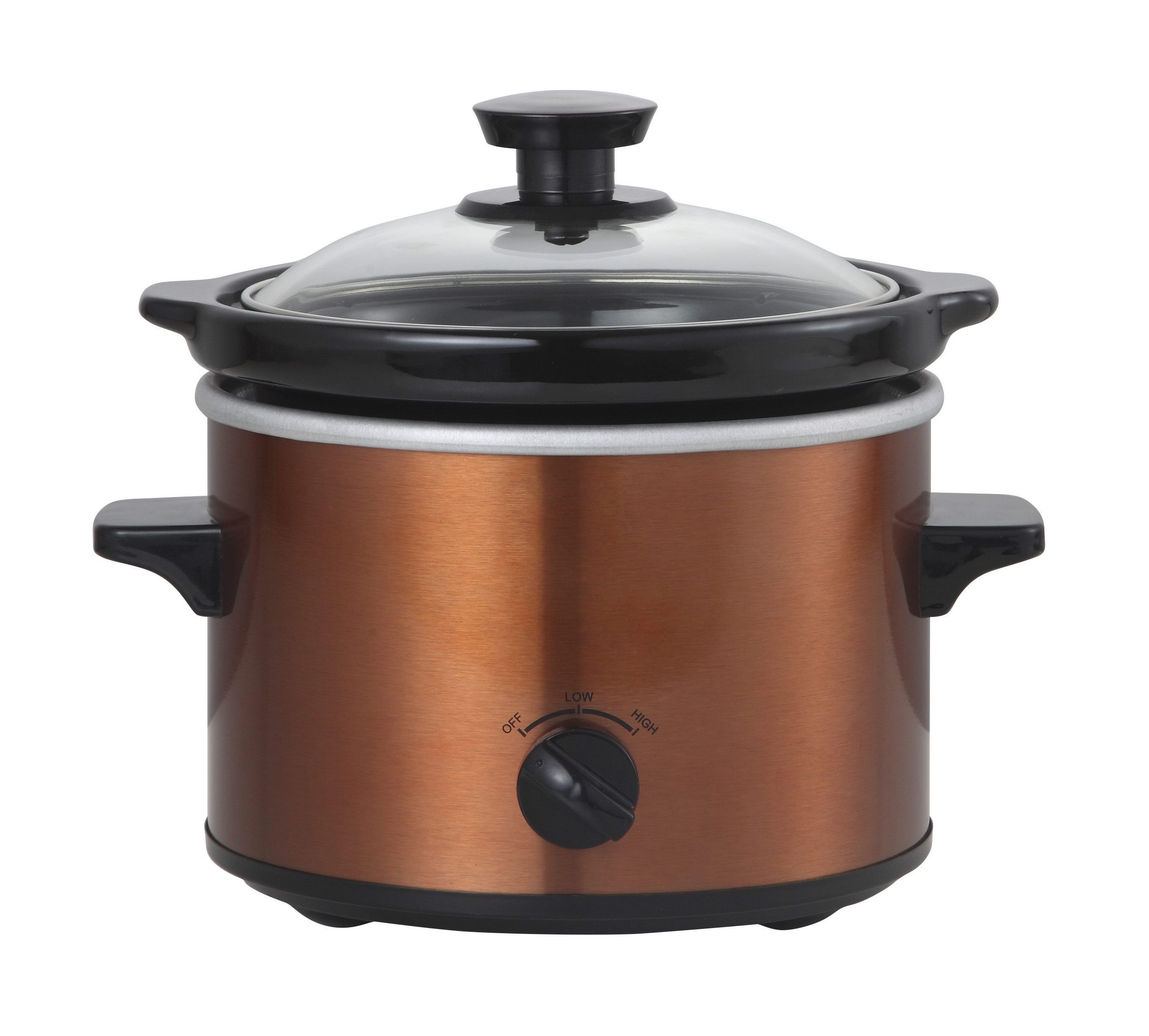 Manual Electric 1.5Qt Round Slow Cooker