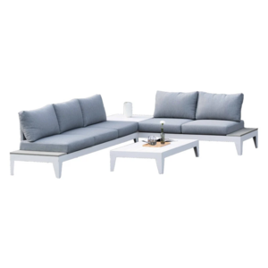 Modern creative design garden and courtyard 3 pieces sectional outdoor conversational sofa set