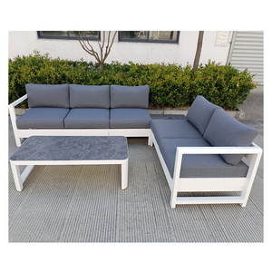 New creative design luxury patio outdoor furniture sofa set aluminum outdoor garden furniture