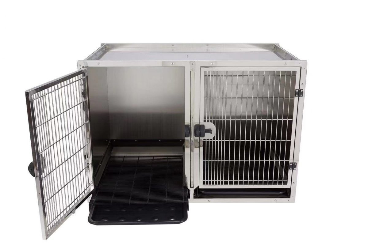 Shernbao KA-505BK Stainless Steel Modular Dog Cage