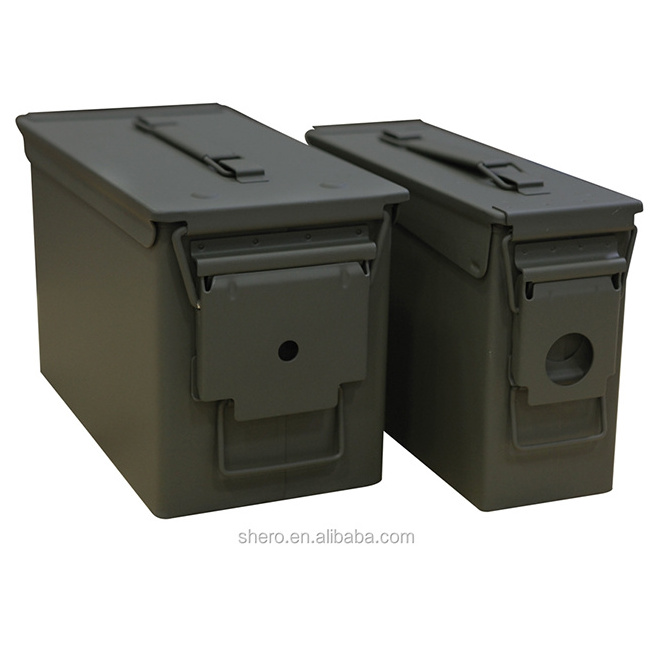 Shero Ammo Can Cans Wholesale Metal 50 Cal Caliber Lock Hardware 59 Box 30 Pa60 Ammo Storage  Plastic