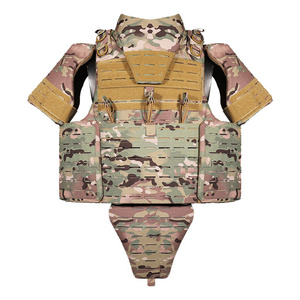 Full Body Amour Custom Bandolier Molle Multicam Outdoor Combat 5Xl Outer Laser Cut Quick Release Tactical Vests Plate Carriers