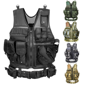 Shero Desert Camo Light Molle Softair Cordura Hip Hop Streetwear Custom Blue Orange Fashion Kids Gears Crossdraw Tactical Vests