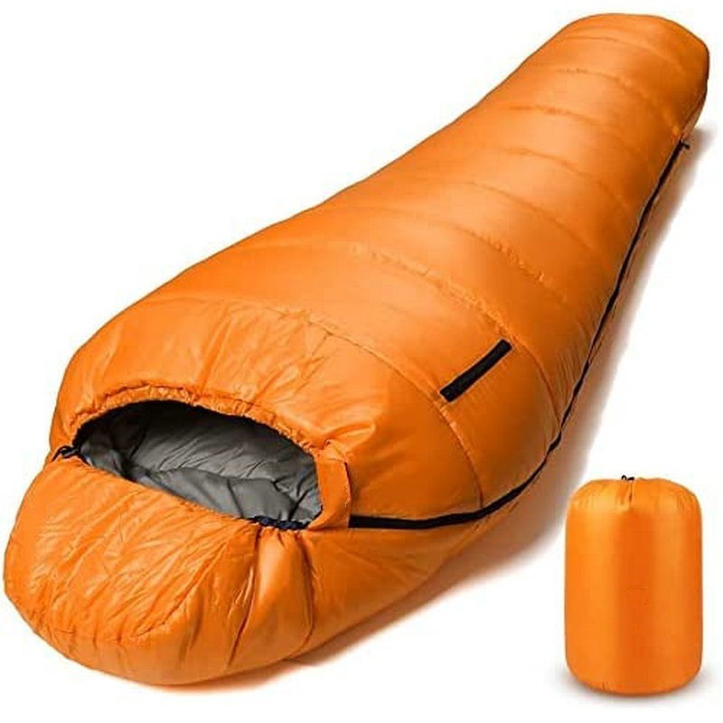 Leather Emergency Western Mountaineer Human Hiking Tactical Bondage Mummy -40 Heated -20 Winter Goose Down Camping Sleeping Bags