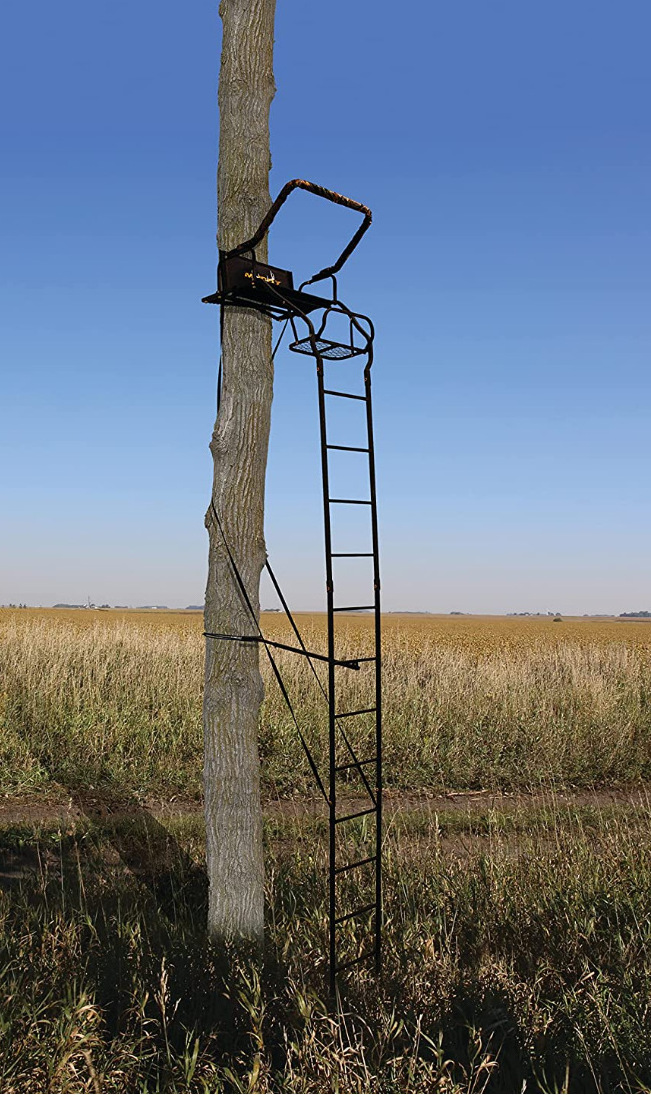 Climbing Blind Hunt Aluminum Folding Telescopic Ladder Tree Stands for Outdoor Deer Hunting Wholesale Available