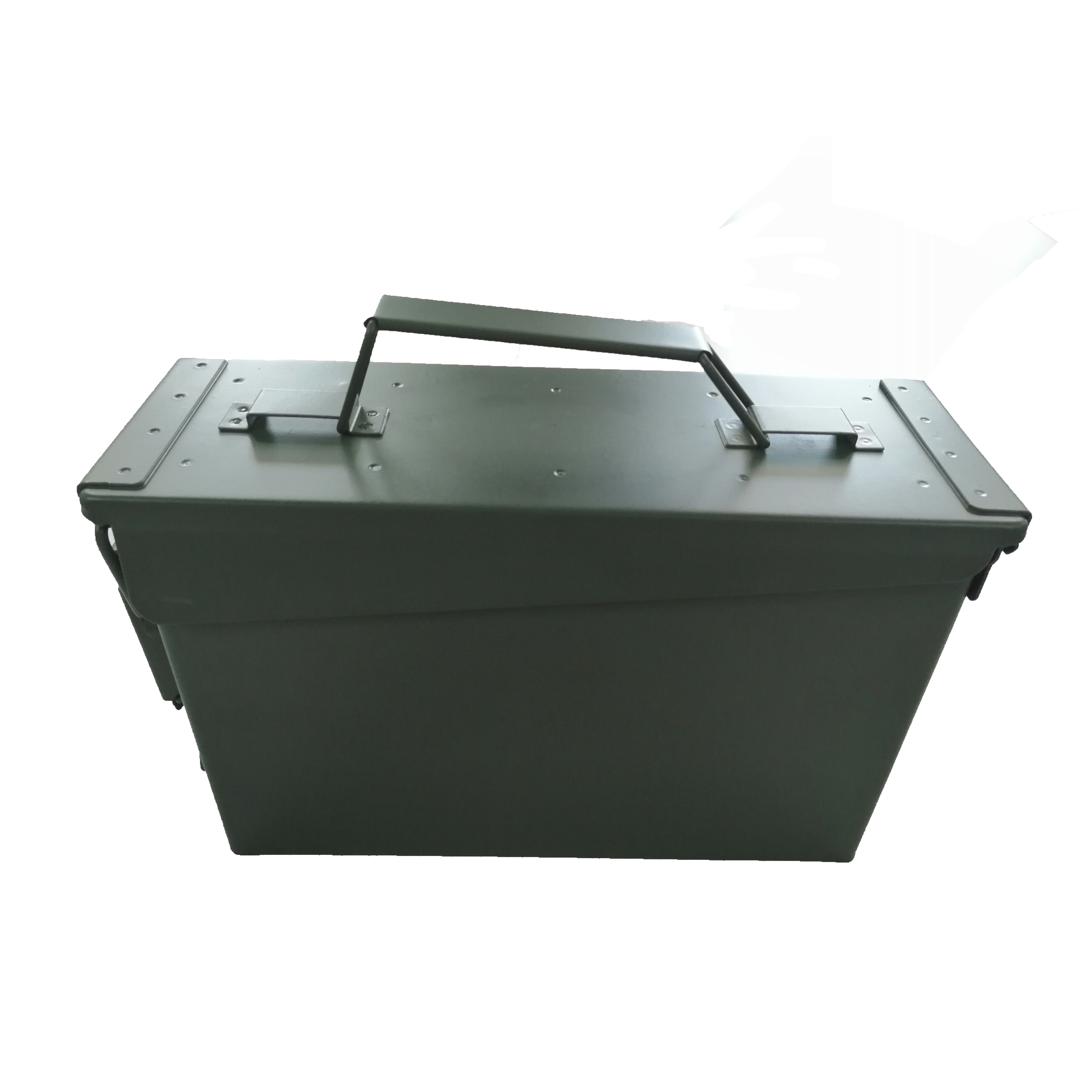 Steel Ammo Can Storage Box 30 Cal Field Box Shot Shell Case OD Green M19A1 Ammunition Box 30 Cal