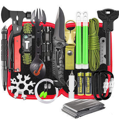 Tactical Gears Outdoor Camping Equipment Travel Survival Edc Kit Multifunctional Tools Earthquake Emergency Bags Kits