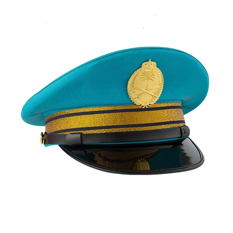 Factory Customized  Peak Cap Officer Peak Cap Good Quality Tactical Captain Hat