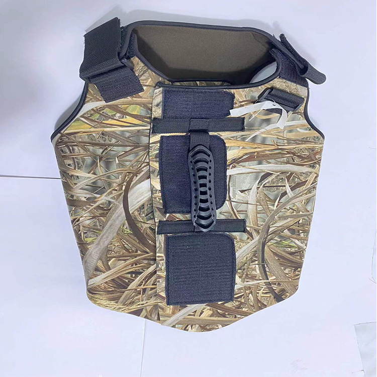 Custom Wholesale Camouflage Orange Waterproof Duck Wild Boar Hog Catch Leather Protective Neoprene Dog Hunting Protection Vests