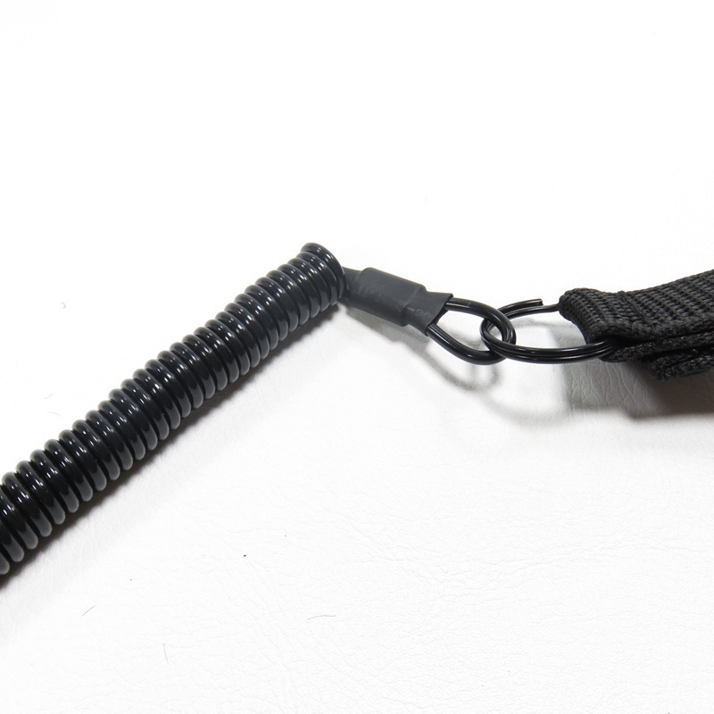 Heavy Duty Tactical Elastic Lanyard Quick Release Secure Spring Gun Sling Outdoor Tactical Elastic Nylon Gun Sling