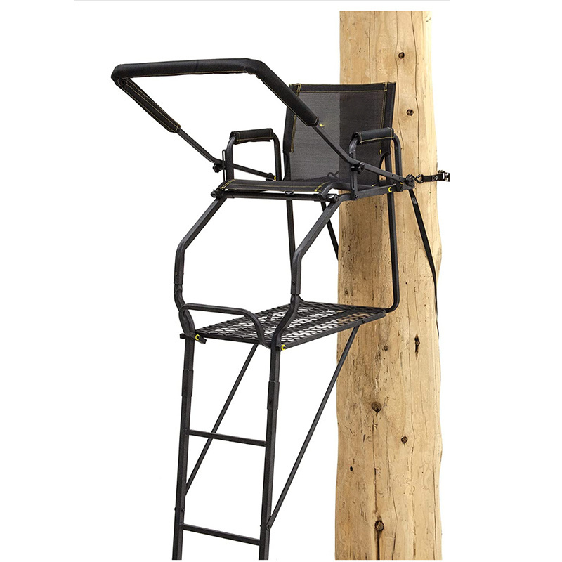 Climbing Blind Hunt Aluminum Folding Telescopic Ladder Tree Stands for Outdoor Deer Hunting Wholesale Available