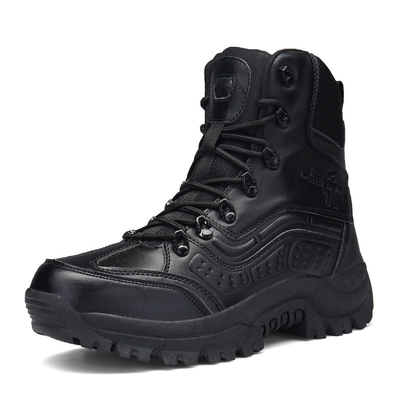 Shero High Top Desert Tactical Boots Breathable Wear-resistant Boots Anti-skid Waterproof Land Combat Boots Large Size