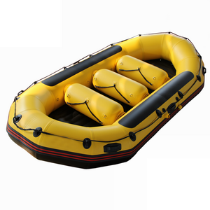 SHERO SURF Hot Selling Amazon Pvc Raft Boat Life Rafts for Small Boats Yellow Inflatable Raft Boat