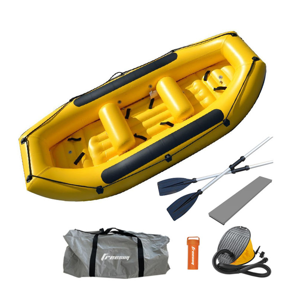 SHERO SURF Hot Selling Amazon Pvc Raft Boat Life Rafts for Small Boats Yellow Inflatable Raft Boat