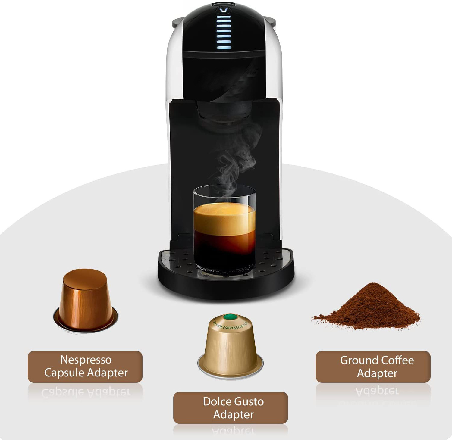 High Quality espresso coffee maker machine  3-in-1 Capsule Coffee Machine for hotel home office