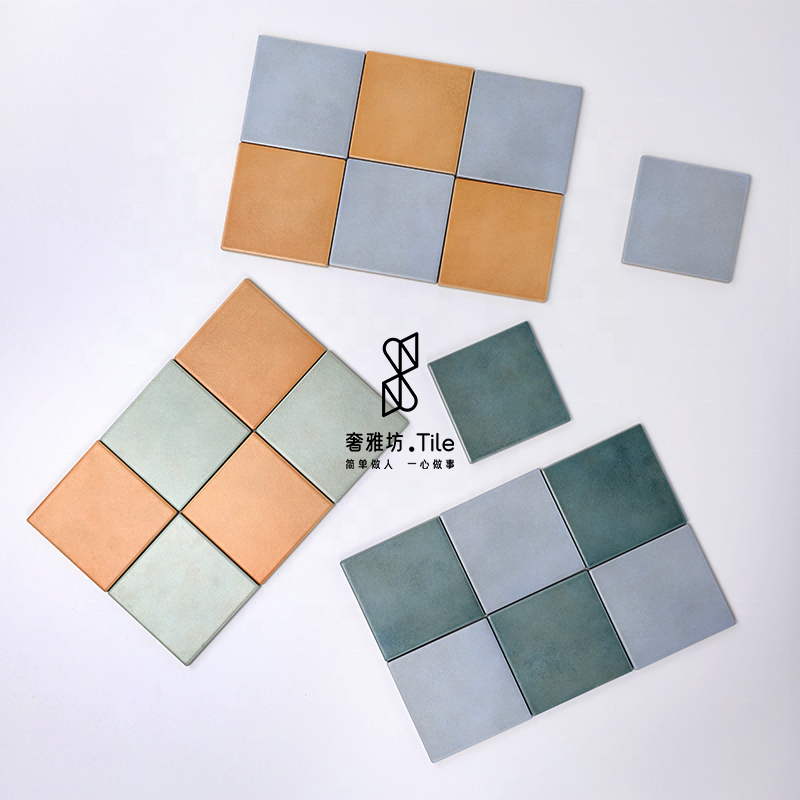 100x100mm Mosaic Tiles for Floor Kitchen Bathroom Floor Tiles Toilet Wall Bricks Flooring Design Porcelain Mosaic Ceramic Tiles