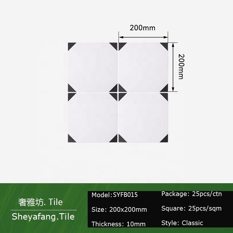 Factory Sale Construction Materials Tiles Custom Design Decoration Floor Tiles 200x200mm Ceramic Tiles