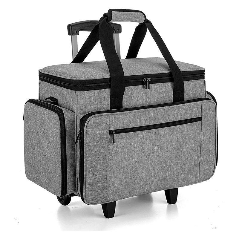 Rolling Sewing Machine carry bag Detachable Trolley storage bag Carry Bag