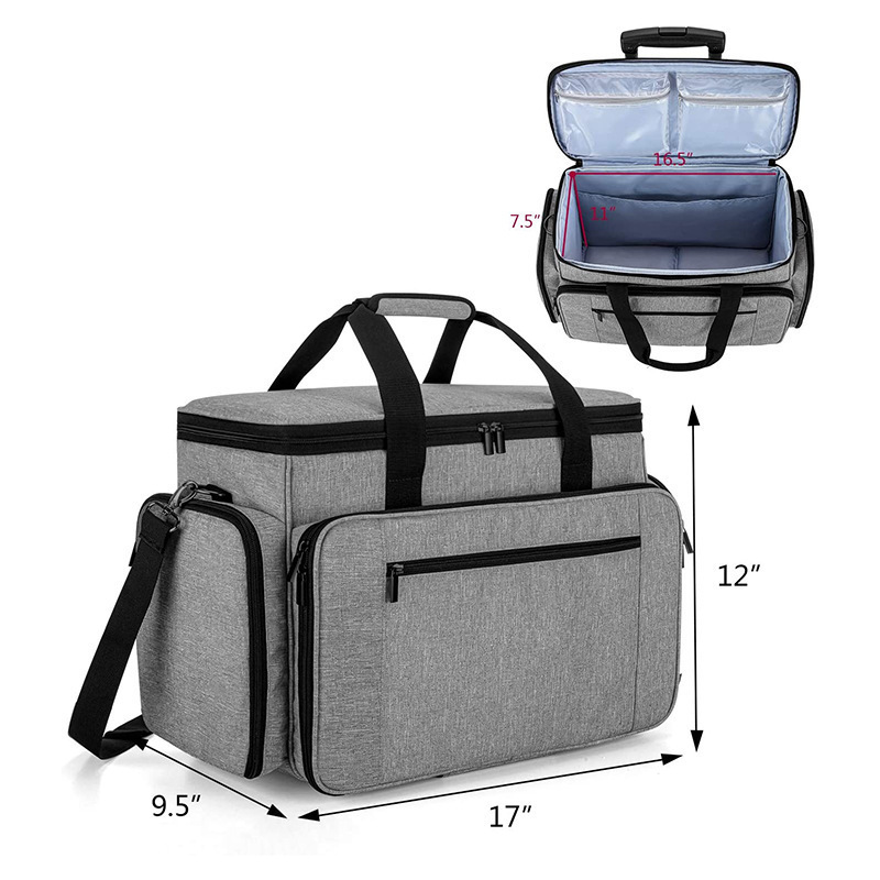 Rolling Sewing Machine carry bag Detachable Trolley storage bag Carry Bag