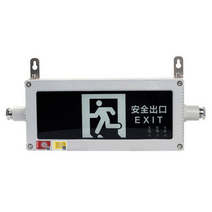 2024 Newest Led Explosion-Proof Emergency Exit Light Sign For Tunnel Emergency Lighting Explosion Proof Exit Sign Combo