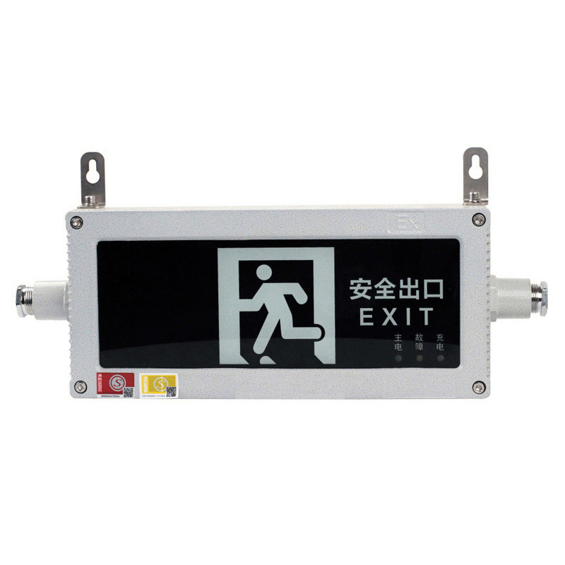 Led Explosion-Proof Emergency Exit Light Sign For Tunnel Emergency Lighting Explosion Proof Mark Ex Nrii CT6 Gc Ex Td A21 IP66