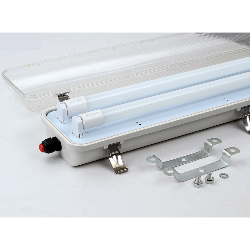 1X10W LED Tube Light 2X10W 3X10W Anti Glare Corrosion Dust Linear Lamp 120LM/W Explosion-Proof Plastic Fluorescent Lamp