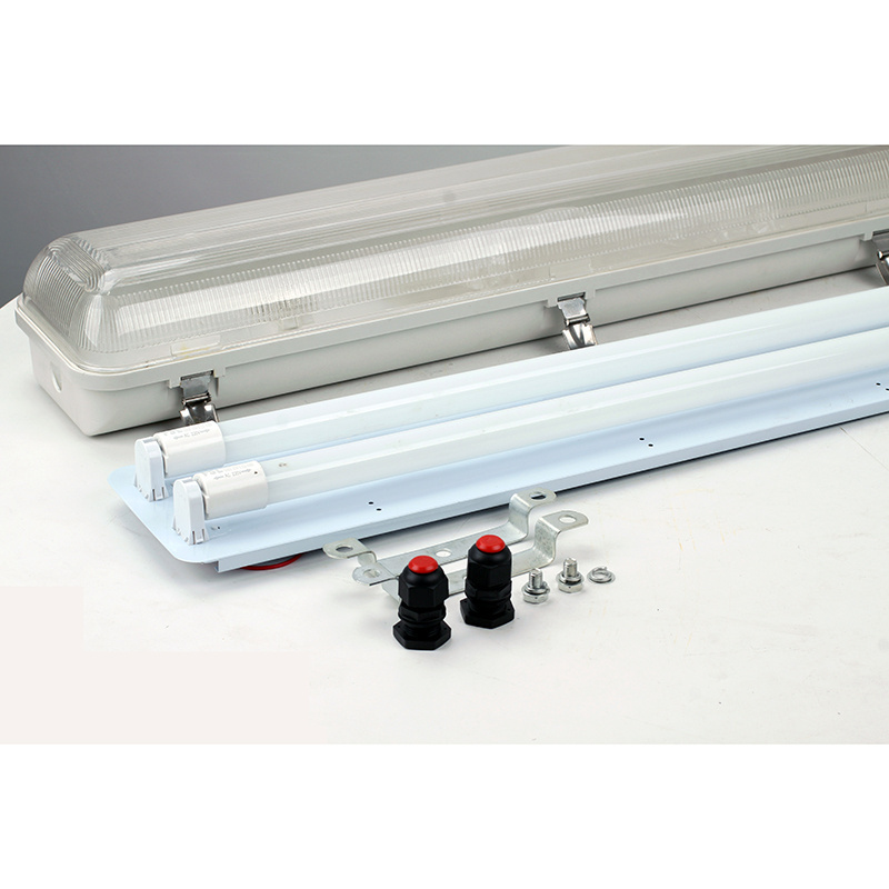 1X10W LED Tube Light 2X10W 3X10W Anti Glare Corrosion Dust Linear Lamp 120LM/W Explosion-Proof Plastic Fluorescent Lamp