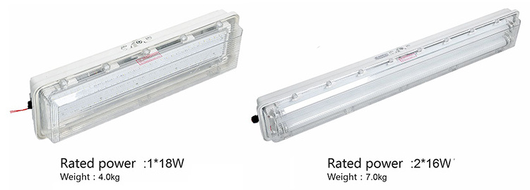 1X10W LED Tube Light 2X10W 3X10W Anti Glare Corrosion Dust Linear Lamp 120LM/W Explosion-Proof Plastic Fluorescent Lamp