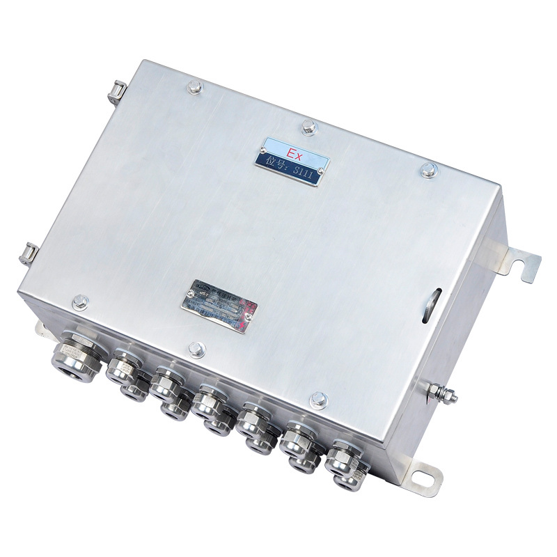 SS316L Stainless Steel Metal Explosion Proof Junction Box 13 Hole IP66 Gas Station Explosion-Proof Junction Box With Terminals