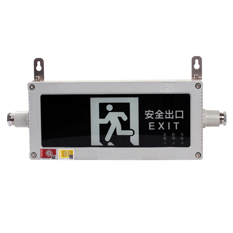 Explosion Proof Lighting Exit Signs For Business With Battery Backup Emergency LED EX Exit Sign 24V 36V