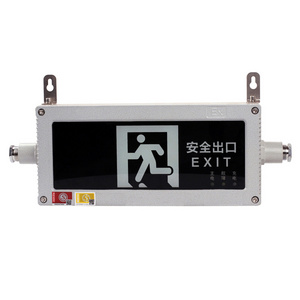 Explosion Proof Lighting Exit Signs For Business With Battery Backup Emergency LED EX Exit Sign 24V 36V