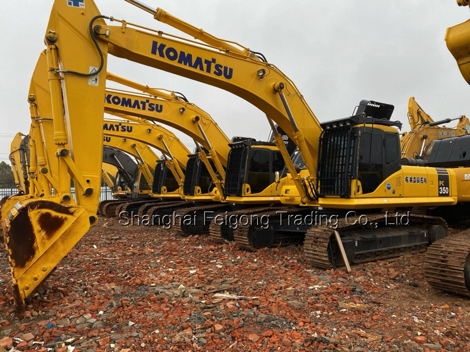 Japan Original Used KOMATSU PC350 Excavator 35 Ton Large Heavy Equipment FOR SALE