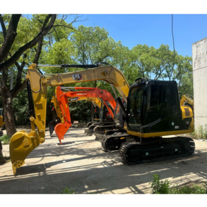 Original CAT  MiNi second-hand Caterpillar 307 306D  hydraulic crawler backhoe digger 7ton used excavator