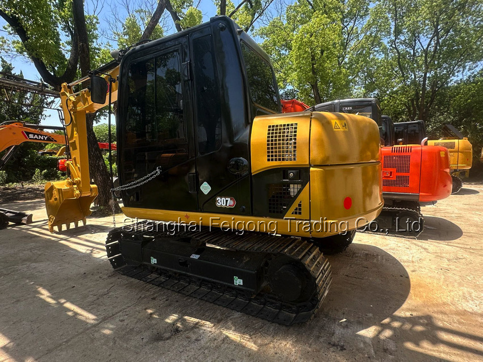 Original CAT  MiNi second-hand Caterpillar 307 306D  hydraulic crawler backhoe digger 7ton used excavator