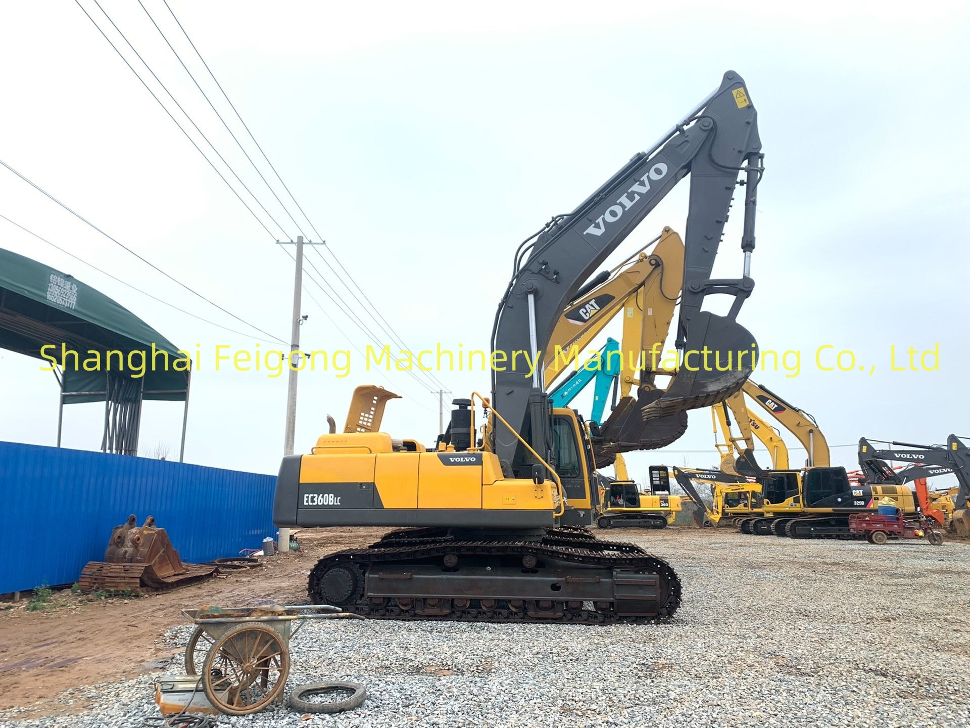 second hand 36 ton sweden 2021 crawler digger machine 90% new good condition high quality low price used excavator Volvo 360b