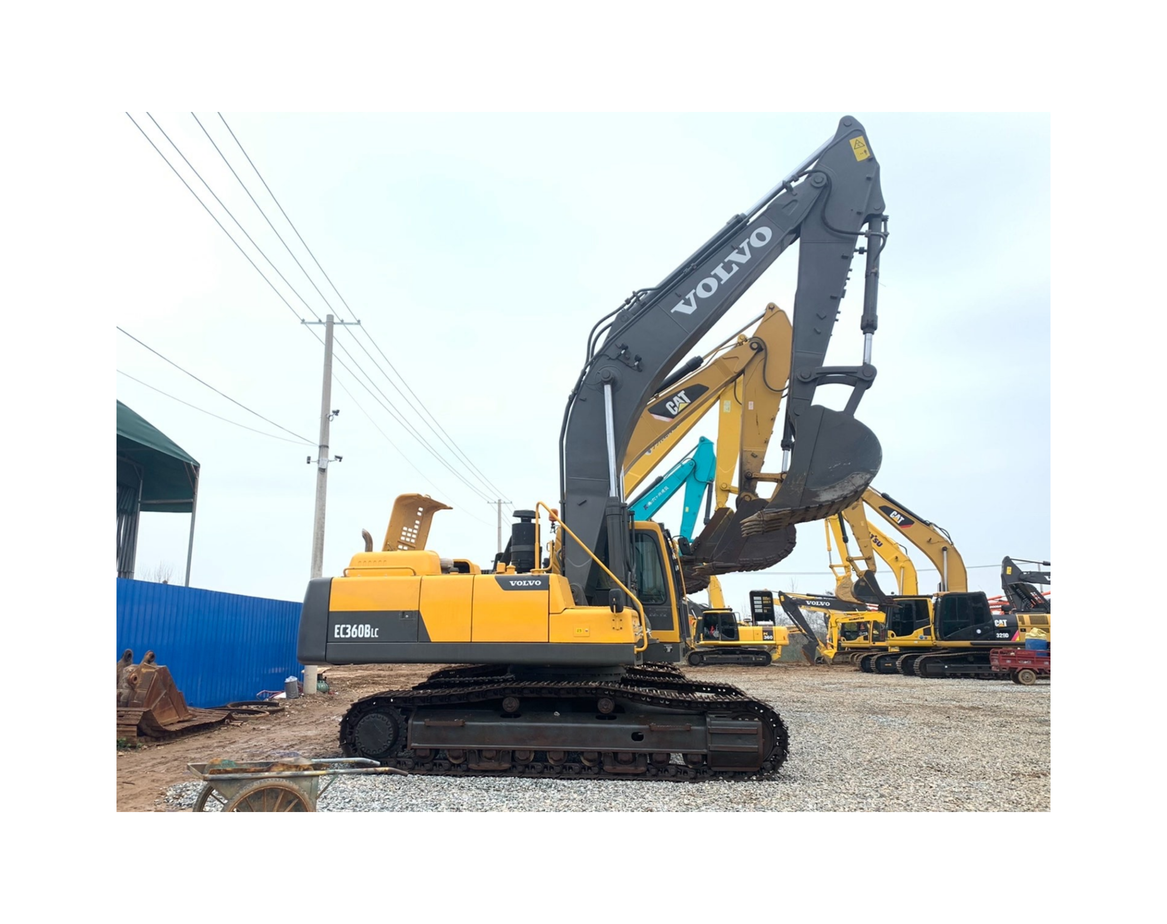 second hand 36 ton sweden 2021 crawler digger machine 90% new good condition high quality low price used excavator Volvo 360b