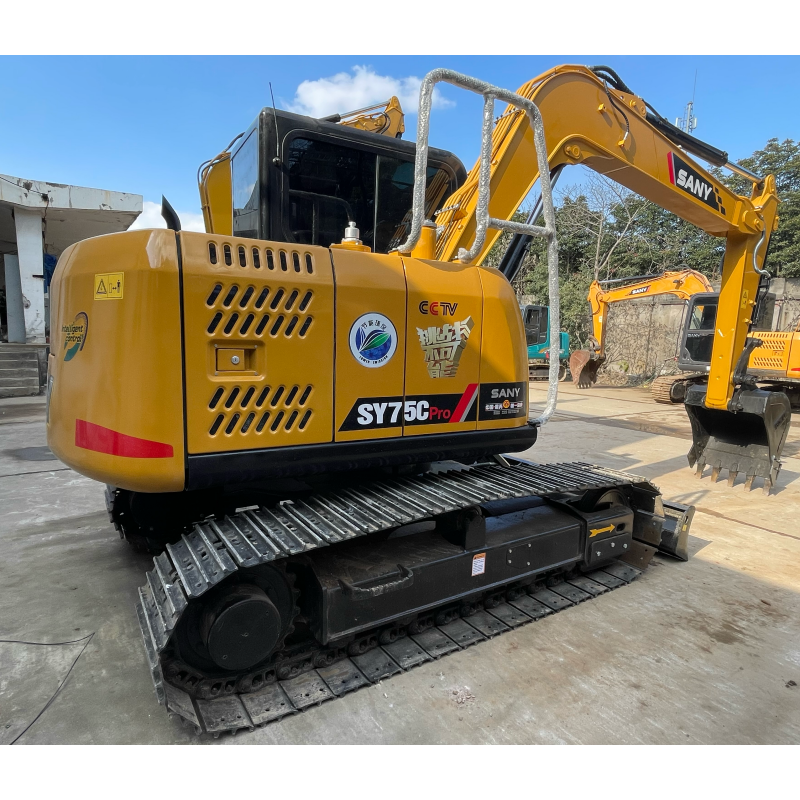 Good Quality Hot Sale Second-hand Excavator SANY SY75C Hydraulic Crawler Digger Machine Low Working Hours