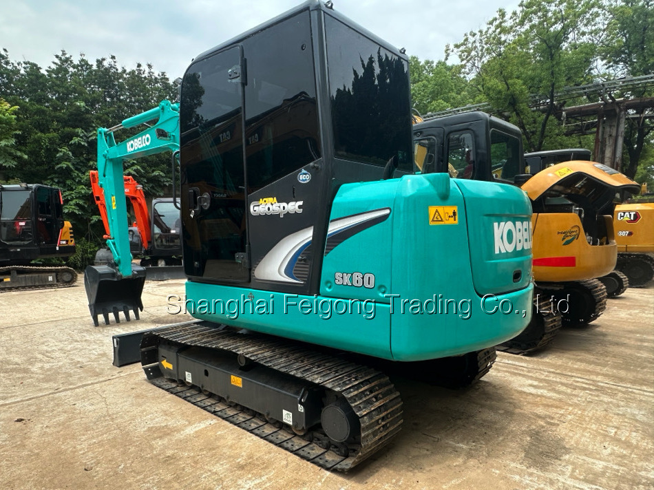 RTS!! 95% New used excavator KOBELCO SK60 6 Ton Mini 2022 Japan New Arrival EPA CE Good Condition Hot Sale Low Working hour