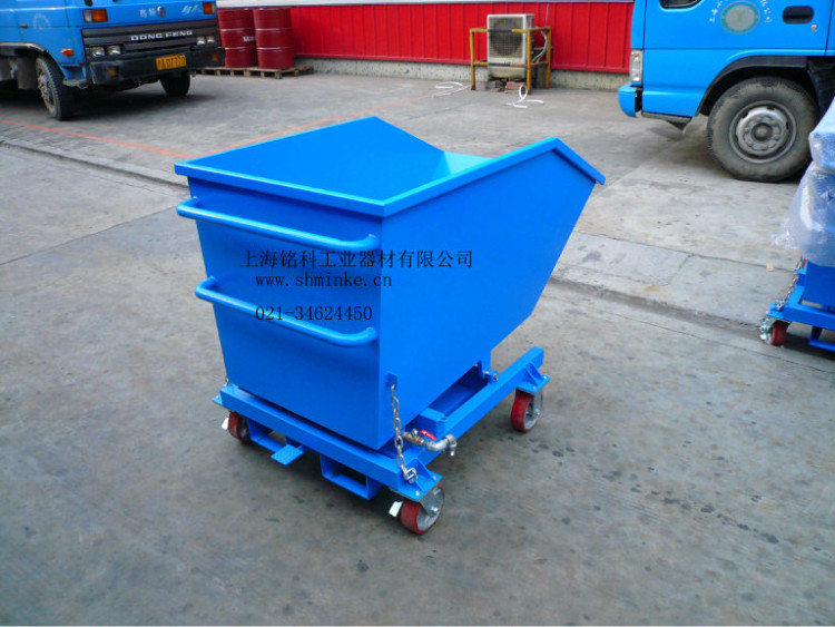 Fenghui light self-unloading iron scrap trolley metal garbage trolley for workshop cleaning