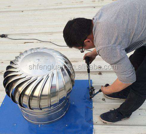 4 inch to 32 inch Wind powered turbine roof ventilation fan