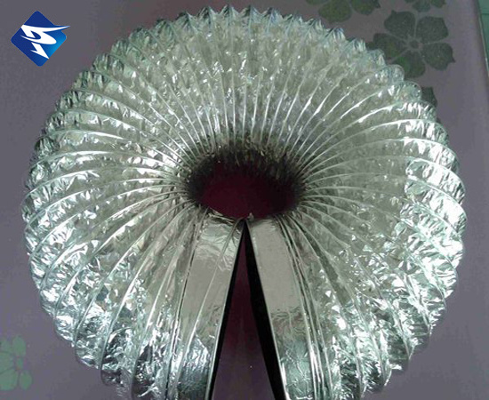 Aluminum foil insulated flexible aluminum air duct