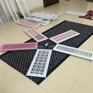 Hvac System Metal Galvanized Steel Floor Grille Decorative Air Filter Return Grille with Damper