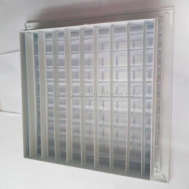 Air Vent Grille Aluminum Louver Roof HVAC System Air Ventilation Outlet Air Grille